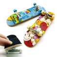 thumbnail image 1 of Patineta de dedo de arce con doble balancín, mini patineta creativa con punta de dedo, patineta profesional con ruedas y cojinetes, patineta de palma, 1 of 4