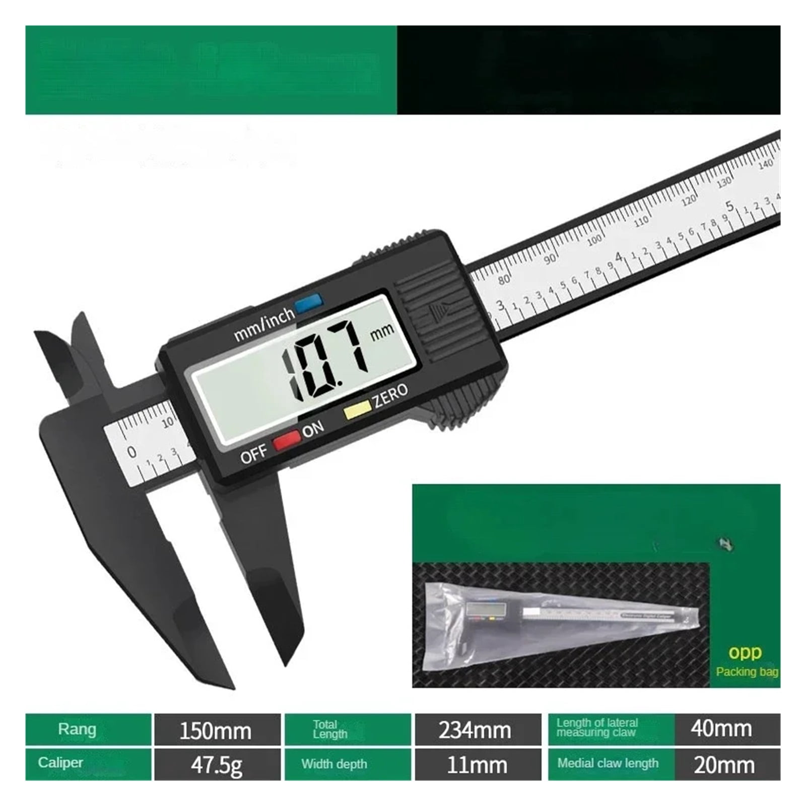 Vernier Digital Caliper Tool Calibrator Inspection Tools Job Measuring Gauging Measurement Analysis Instruments ,Easy to Use
