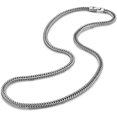 thumbnail image 1 of LinYooLi Chain Necklace Foxtail Tail Chain LInk Chain Necklace Pendant for Men, Minimalist Cool Punk Rock, 1 of 4