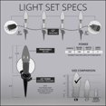 thumbnail image 4 of Wintergreen Lighting C9 Multicolor OptiCore Smooth LED Christmas Pathway Light Kit, 100 Lights, 12" Spacing, Green Wire, 100 ft, 4 of 8