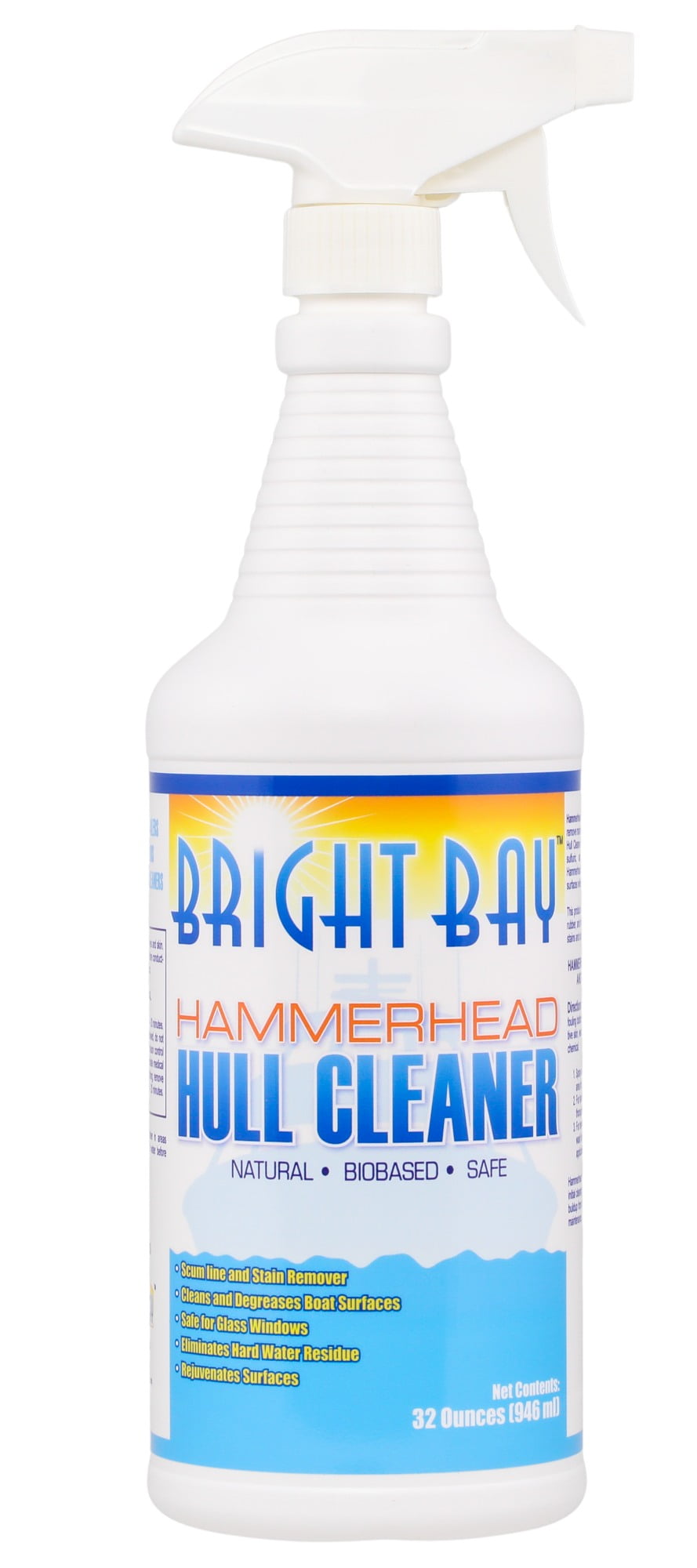 Boat Hull Cleaner/Stain RemoverHammerhead, 32 oz. No Harsh Acid