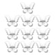 thumbnail image 1 of Mini Clips colgantes para árbol de Navidad, decoraciones familiares de Año Nuevo (blanco), 10 Uds., 1 of 6