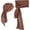 Brown, variant on Canvas Pirate Head Scarf and Waist Sash Set, Pirate Costume Accessories for Halloween Cosplay Party, Long Wrap Headband and Pirate Belt Outfit Accessories