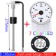 thumbnail image 1 of 0-190 Ohm Fuel Float Sensor + Fuel Level Gauge 7 Color Light Marine Rv Boat Car 2" 52mm Fuel Tank Level Gauge 12v24v, 1 of 1