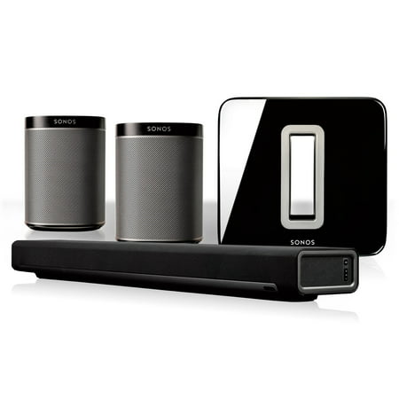 Sonos 5.1 Home Theater Set with PLAY:1 (Pair), PLAYBAR, and (Sonos Connect Best Price)