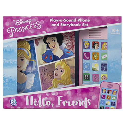 Disney Princess Play a Sound Book and Phone Set Toy 18M New 