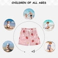 thumbnail image 6 of Kids' Beach Pants Comfortable Swim Trunks Strawberry and Flowers Shorts for Pool Vacation and Lounge Wear 2T, 6 of 8