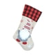thumbnail image 2 of Fiudx Decoraciones navideñas para interiores Medias navideñas tejidas con diseños de Papá Noel y muñeco de nieve Bolsas de regalo rojas ideales para colgar en el árbol de Navidad, 2 of 7