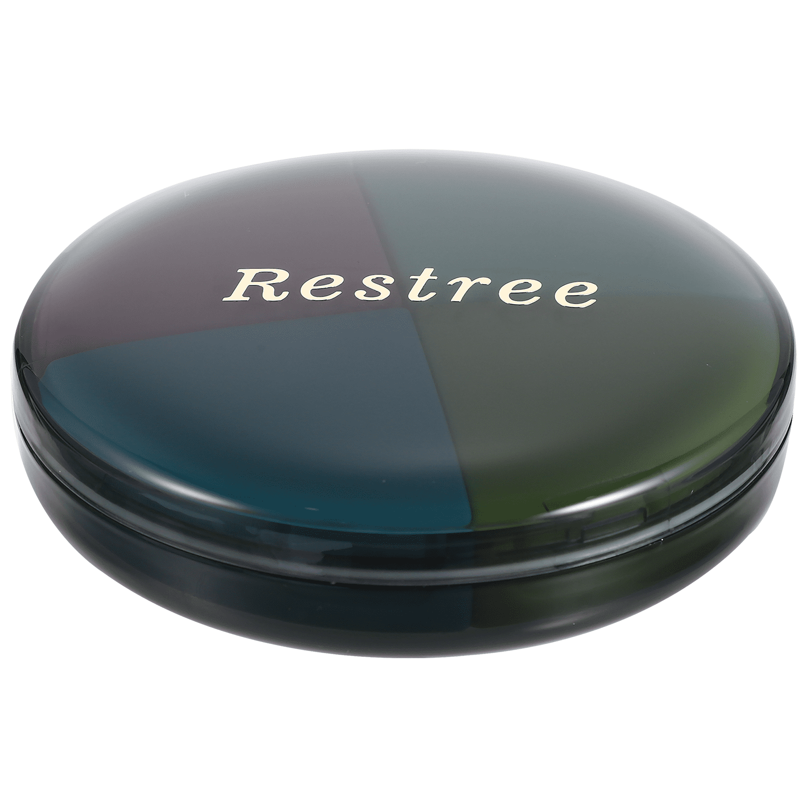 MasteelfCA Pills Organizer Scratch-proof Medicine Box Round Pills Box Weekly Pills Container