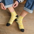 thumbnail image 3 of Pofeuu Baby Chicks Print 30cm Socks, Adult Running Hiking Socks for Youth and Adult, 3 of 7