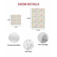 thumbnail image 7 of Happy Easter Kitchen Dish Towels for Drying Dishes Set of 2, Spring Colorful Bunny Floral Rustic Burlap Waffle Weave Microfiber Hand Tea Bathroom Towels Quick Dry & Absorbent Towel 15.7x23.6, 7 of 7