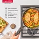 thumbnail image 2 of Juego de Cocina Zanetti Gris con Recubrimiento Antiadherente de Granito y Tecnología Italiana, 2 of 8