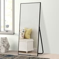 thumbnail image 1 of NeuType 59"x16" Black Full Length Mirror Floor Mirror, 1 of 7