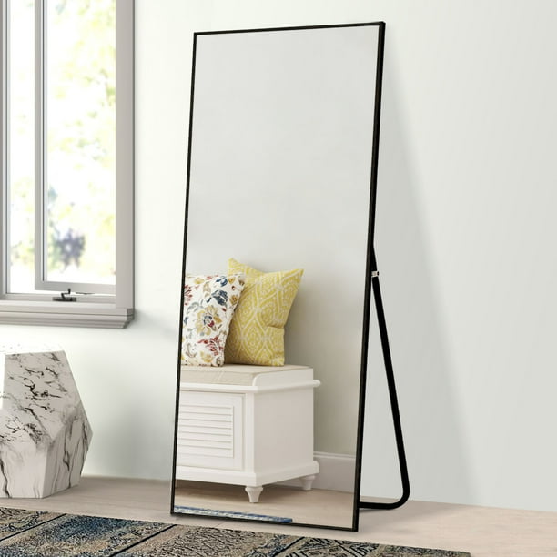 NeuType 55"x16" Rectangular Full Length Floor Mirror with Stand