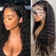 thumbnail image 1 of Cabello humano Wigs Wingirl de 180 densidades HD con encaje frontal, 56 cm, 1 of 6