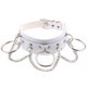 thumbnail image 1 of Minnieouse Harajuku Chocker Sexy Lock Key Remaches Black Goth Punk Chokers Gothic Gargantilla Collar para mujeres Hip Hop Cosplay Ropa, zapatos y accesorios Miscelánea Blanco Minnieouse PS11274-01, 1 of 6