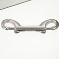thumbnail image 4 of Soidarity Gancho de presión de perno Ganchos de doble extremo de acero inoxidable de alta resistencia Clips de metal resistentes a la corrosión Llavero Deportes acuáticos Plata 2 Soidarity OD030882-02B, 4 of 6