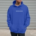thumbnail image 4 of MIASHUI Men's Christian Scripture Print Pullover Hoodie Religious Theme Long Sleeve Casual Comfortable Sweatshirt Blue,S, 4 of 5