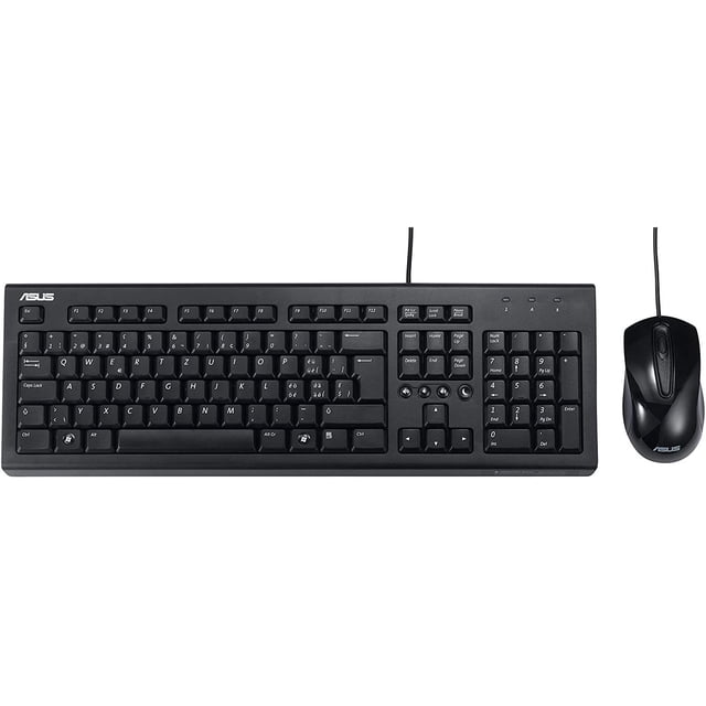 Kit Teclado y Mouse ASUS Multimedia Optico 1000Dpi USB U2000