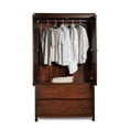 thumbnail image 5 of Grain Wood Furniture Shaker 2-Door Armoire, Solid Wood with a Cherry Finish, 5 of 9