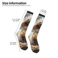 thumbnail image 2 of Balery Cat In Sun Hat Calcetines novedosos Calcetines deportivos Calcetines hasta la rodilla Calcetines de algodón Calcetines originales y geniales, 2 of 6