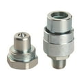 thumbnail image 1 of koolsoo Hydraulic Quick Coupler Set Easy Installation Quick Connect Directly Replace Pointed Head 0.38 in, 1 of 9
