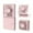 Pink, variant on zanvin Bladeless Fan , Portable Fan Mini Handheld And Foldable USB Rechargeable 3 Speed Mode Personal Neck Fans ,father's day gift for trip Camping Hiking student