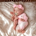 thumbnail image 4 of Muñeca Reborn JIZHI de 30 cm, cuerpo suave, realista, con accesorio, 4 of 8