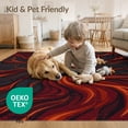thumbnail image 4 of ODIKA Volcano Blazing Deep Volcanic Crevice Spiral Energy Radiating for Home Office, Gaming Room, Under Desk, Non-Slip Chair-Friendly, 4 of 7
