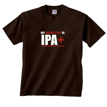 My Blood Type is IPA+ Beer T-Shirt (Best Ipa Beer Of The Month Club)