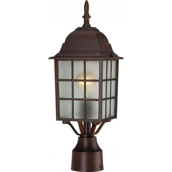 60/3483-Nuvo Lighting-Adams-1 Light Outdoor Post Lantern-6.13 Inches Wide by 18.25 Inches High