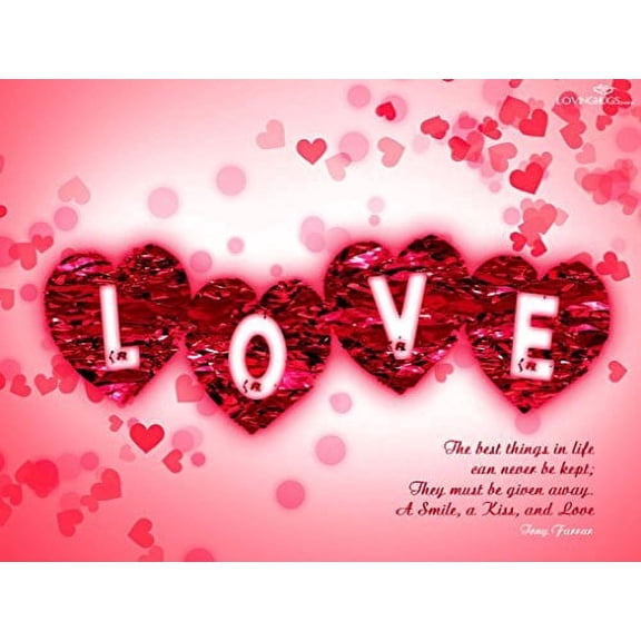 Love Quote Cake Topper, By TNCT