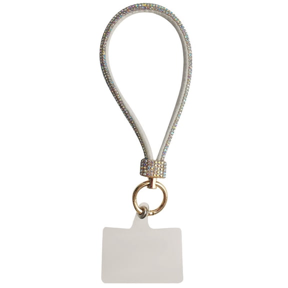 TUWAFE Luxury Wrist Lanyard,Rhinestone Phone Strap,Detachable Short Hanging Chain, Stylish Secure Phone Holder