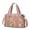 Pink, variant on Cute Bear Print Women Duffel Bag for Travel High Capacity Jacquard Canvas Water Resistant Travel Sport Hand Bag Weekender Overnight Bag for Gym Sport