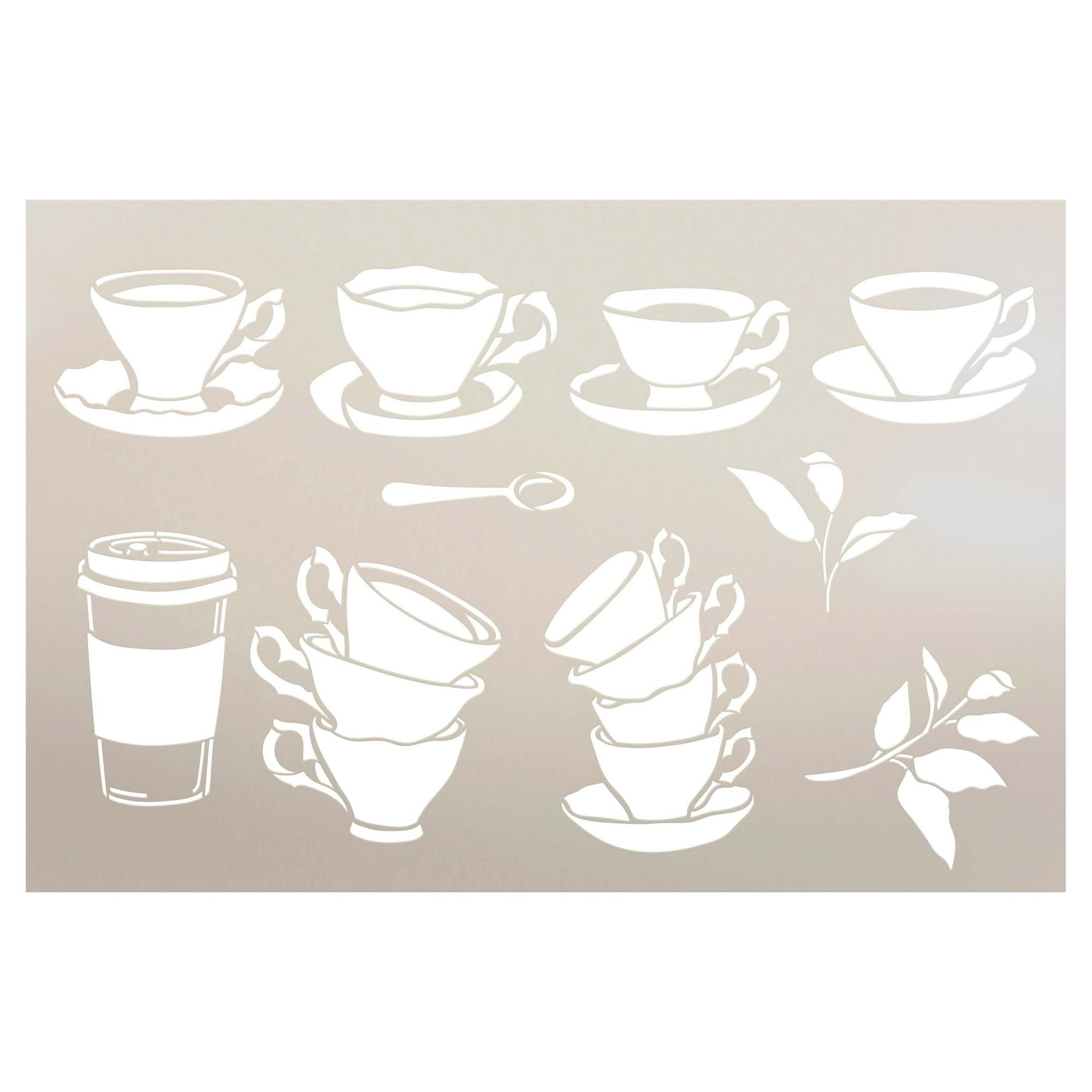 Tea Cup And Saucer Template