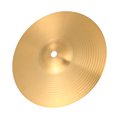 thumbnail image 6 of Pawsdot 1Pcs Crash Cymbal Brass for Professional Players Golden Drum Set Performance, 6 of 7