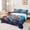 Blue Turtle, variant on Erosebridal Teens Sea Dolphins Twin Sheet Sets 3pcs,Boys Girls Romantic Rose Ocean Sunset Bedding,Microfiber Bedroom Decor