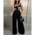 thumbnail image 2 of Women's Summer Sleeveless Tank Jumpsuits High Waist Loose Long Pants Rompers Sexy Club Outfits for Street Wear Concerts, 2 of 5