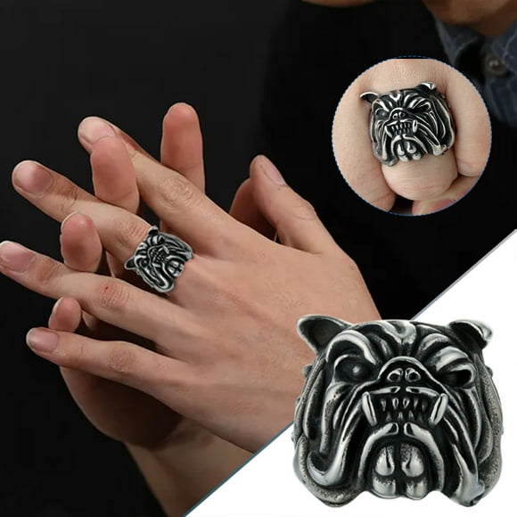 TIMIFIS Mens Rings Men's Vintage Open Removable Size Jewelry Valentine'S Day Gift