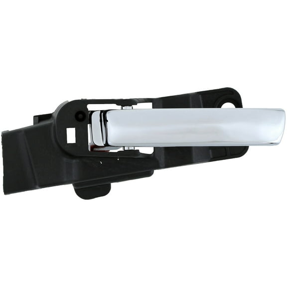 Dorman 96474 Front Driver Side Interior Door Handle for Specific Dodge Models, Black; Chrome