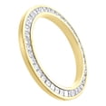 thumbnail image 2 of Solid Gold Princess Cut Diamond Bezel Fits 26mm Rolex DateJust President 2.05 CT, 2 of 3