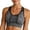 Grey, variant on VBEWZET Women Racerback Sports Bra Breathable Mesh Comfort Stretchy Workout Athletic Brassiere Yellow M