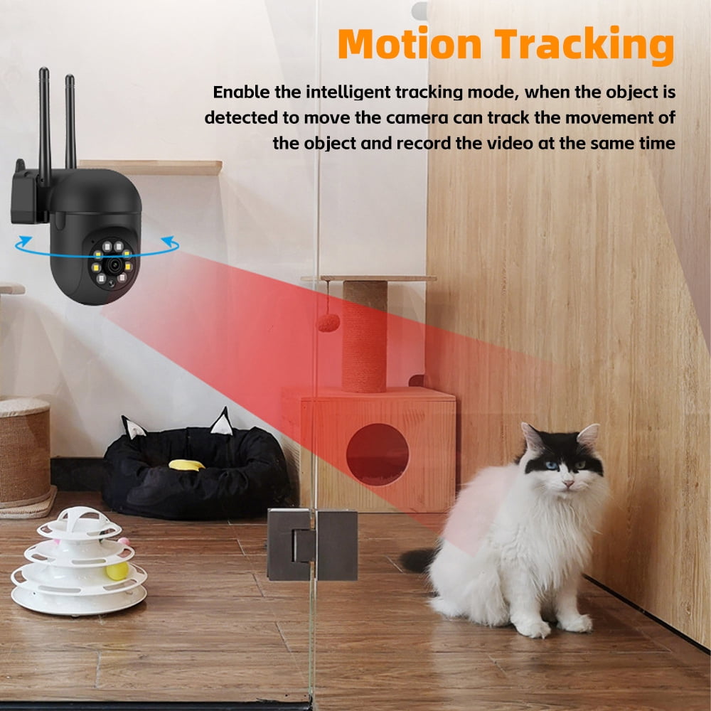 5G Wifi Surveillance Camera,DFITO Wireless Home Security Camera with Night Vision Motion Detection