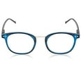 thumbnail image 4 of In Style Eyes Modern Oval Clear Frame Readers Blue +1.50, 4 of 9