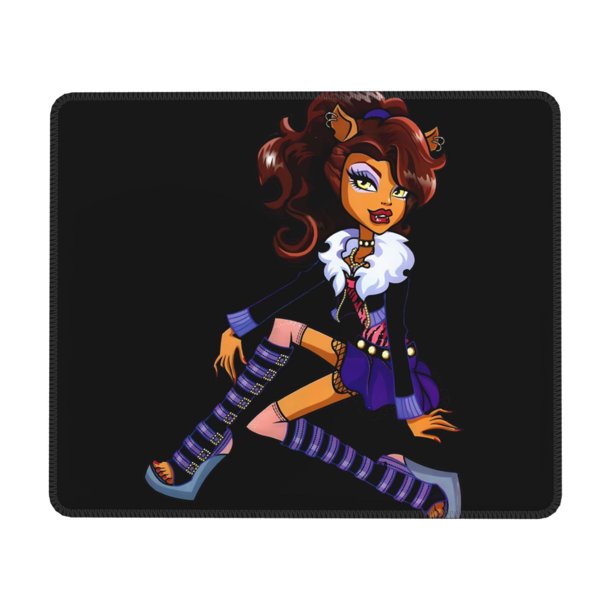 Alfombrilla de ratón Monster High con borde de goma y bloqueo, para ...