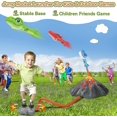 thumbnail image 2 of Dinosaur Toy Rocket Launcher For Kids, 3 Colorful Dinos, Fun Outdoor Kids Toys For Boys Girls Birthday Gift, 2 of 5