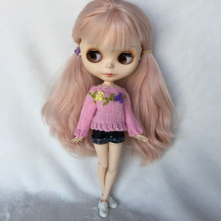 

Gift Toys Doll Accessories Multicolored Kids DIY Mini Knitted Sweater Dressing Clothes Doll Cardigans Tops Casual Dress 1