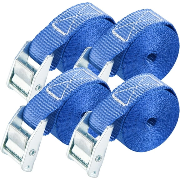 Lashing Straps ,with Adjustable Cam Buckle Cargo Tie Down with Protective Pad