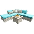 thumbnail image 1 of New Haven 6 Piece Outdoor Wicker Patio Furniture Set 06f, 1 of 7