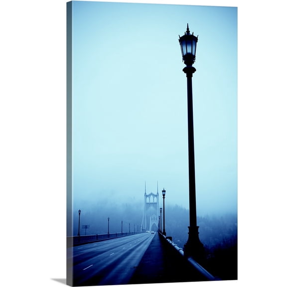 Great BIG Canvas | "Light on the Bridge V" Canvas Wall Art - 32x48